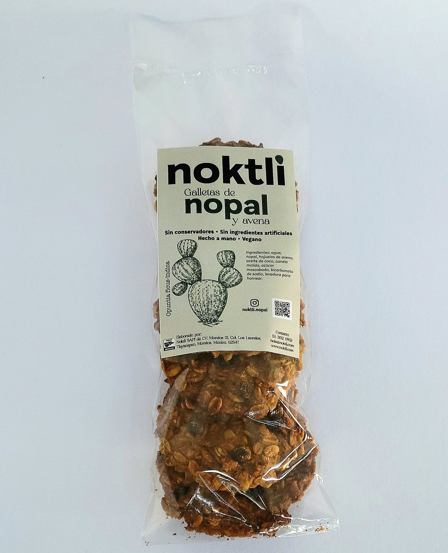 Galletas de Nopal - Avena