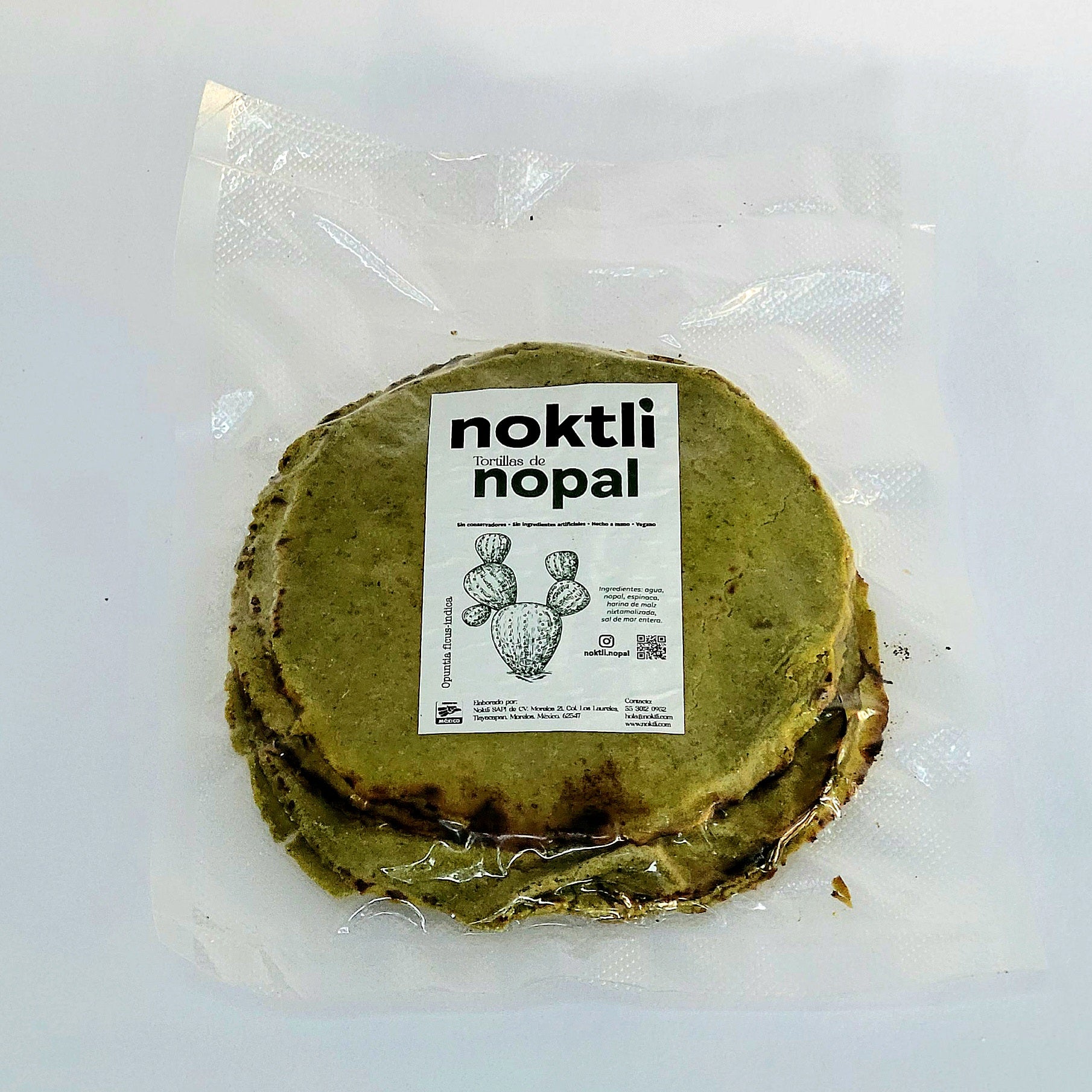 Nopal and Spinach Tortillas