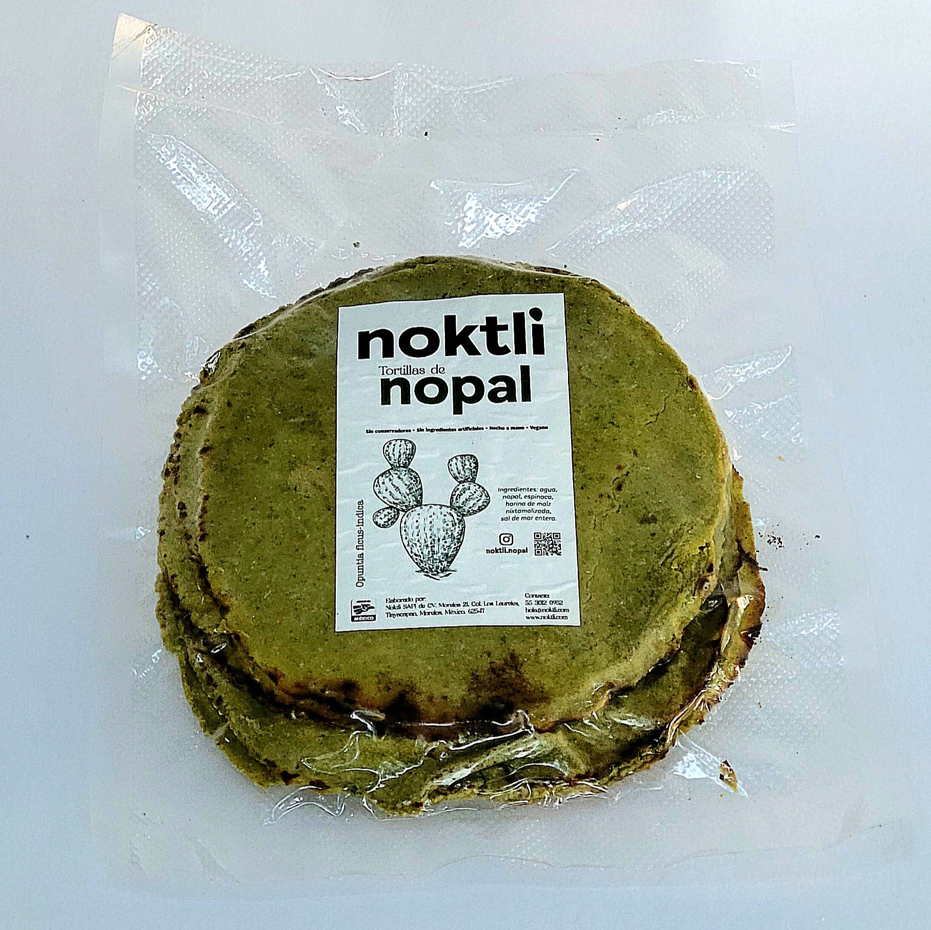 Nopal and Spinach Tortillas