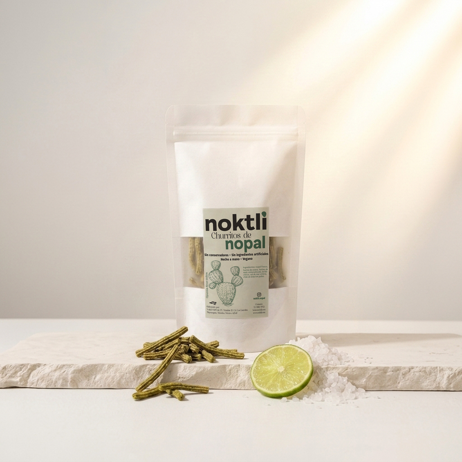 Churritos de nopal y chipotle