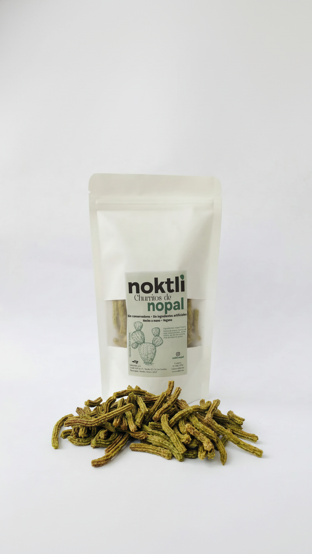 Churritos de nopal y chipotle
