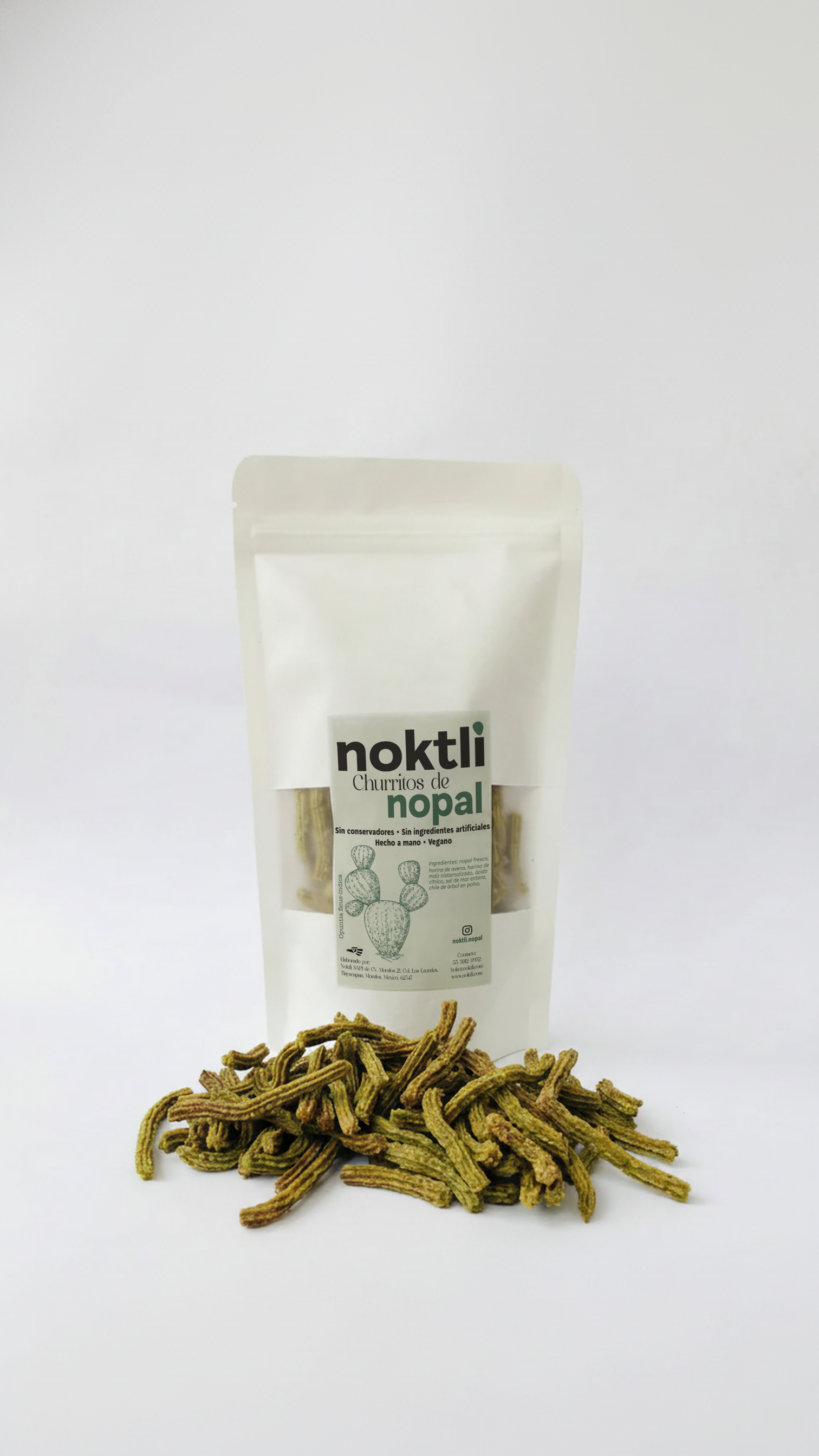 Churritos de nopal y chipotle
