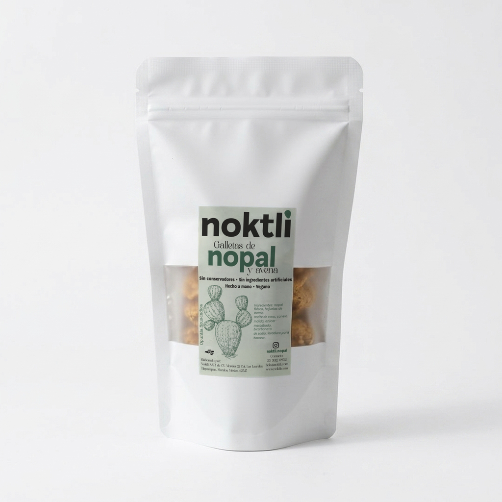 Galletas de Nopal - Avena 100 gr