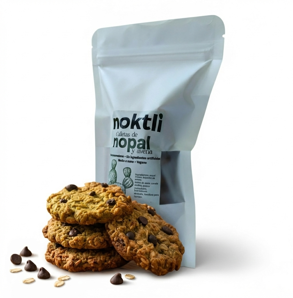 Galletas de Nopal - Avena 100 gr