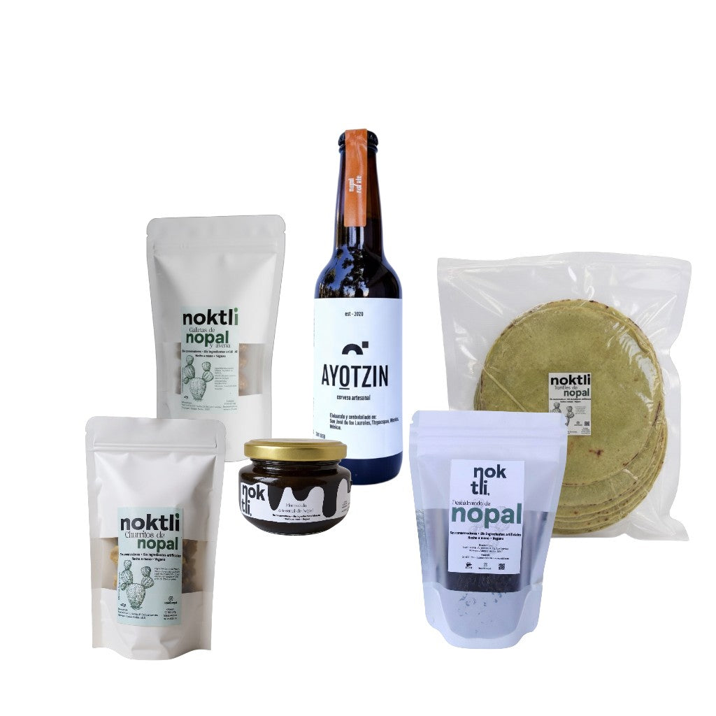 Kit Ayotzin-Cerveza artesanal y alimentos de nopal