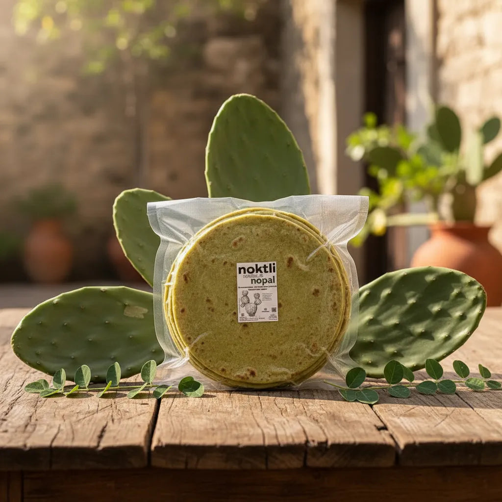 Nopal and Spinach Tortillas