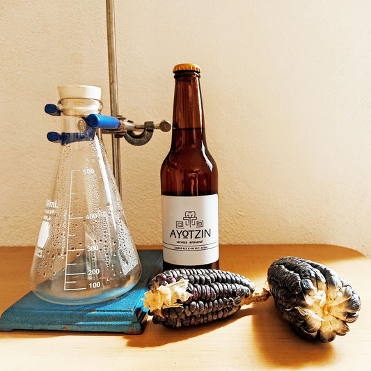 Cerveza maíz azul-Ambar