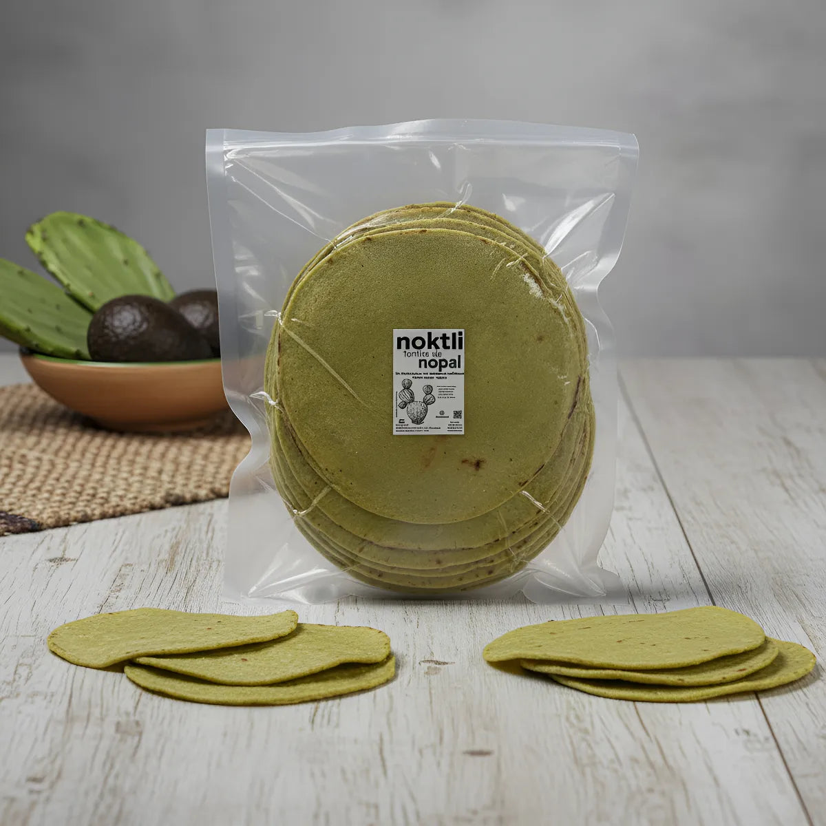 Nopal and Spinach Tortillas